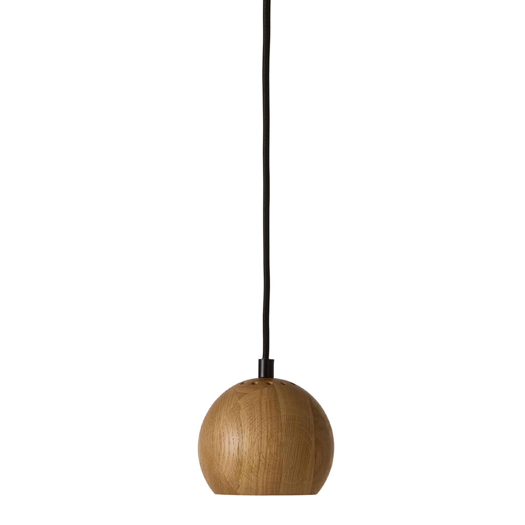 Suspension Boule Ø12 Chêne