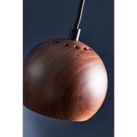 Taklampe Ø12 Valnøtt