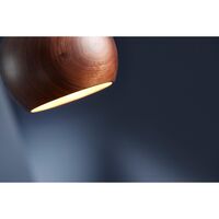 Taklampe Ø12 Valnøtt