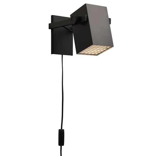 BF Quadro Væglampe Mat Sort