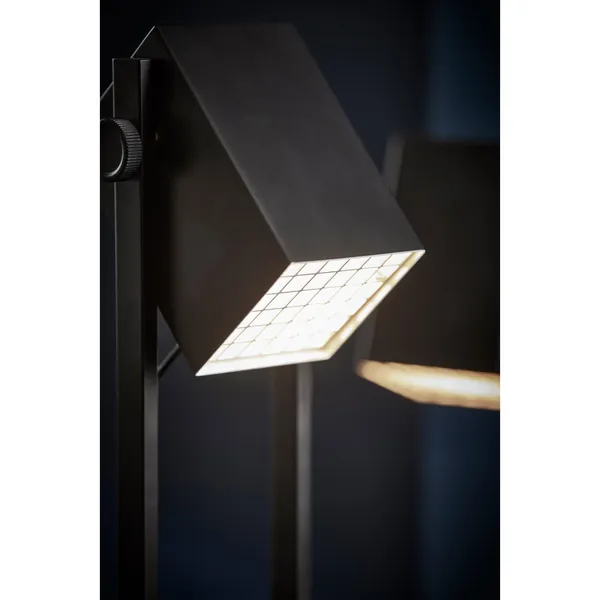 BF Quadro Bordlampe Matt Sort