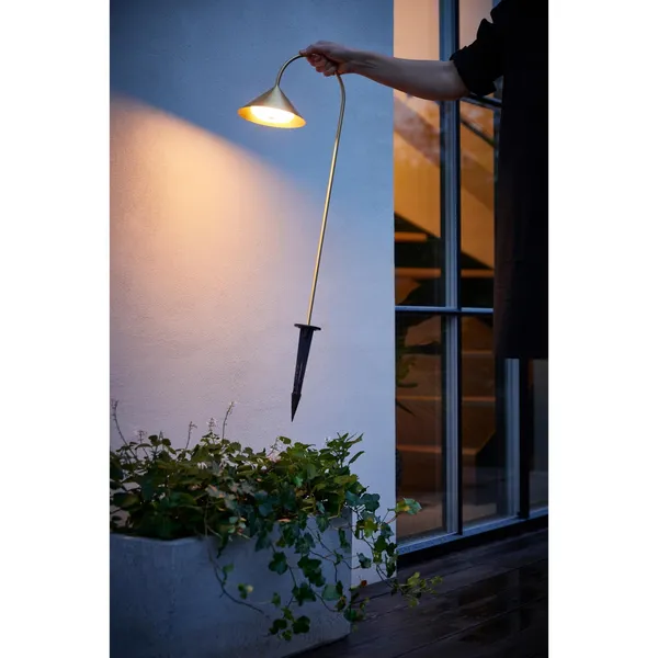Grasp Garden Lamp With Spear Solid Brass
