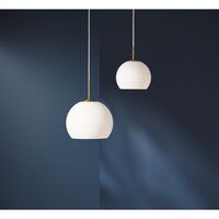 Ball Pendel Ø25 Opal Hvid