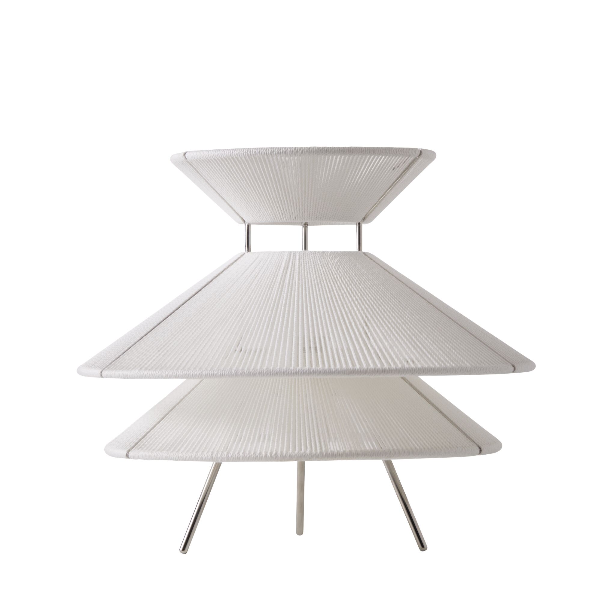 Kiku Lampe à Poser Ø35,5 cm Blanc