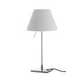 Costanzina Table Lamp Aluminum M. Mistic White Shade