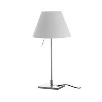 Costanzina Table Lamp Aluminum M. Mistic White Shade