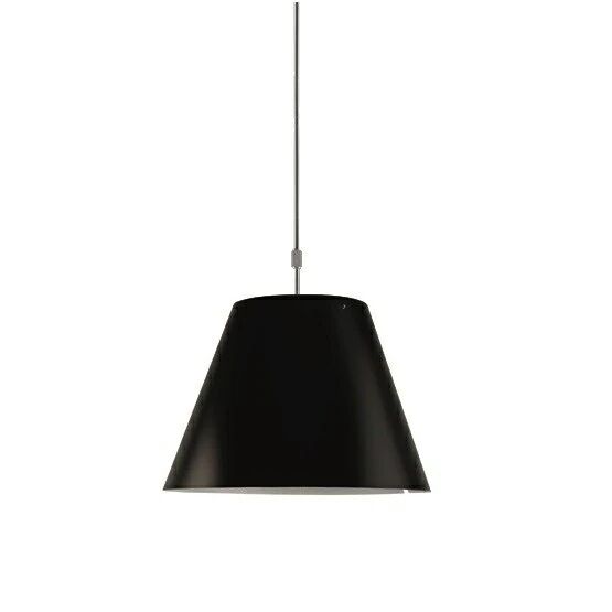 Costanza Up/Down Suspension Aluminium M. Noir Abat-jour