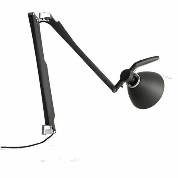 Fortebraccio Vegglampe Sort U. Dimmer