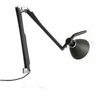 Fortebraccio Vegglampe Sort U. Dimmer
