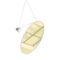 Amisol Hanglamp Goud Groot
