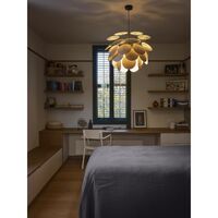 Discoco Pendelleuchte Big Schwarz/ Gold
