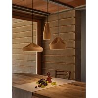 Pleat Box Pendant 13 Black & Gold