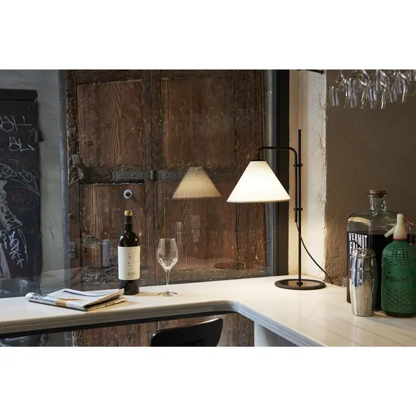 Funiculí Wall Light Fabric Black-Sand