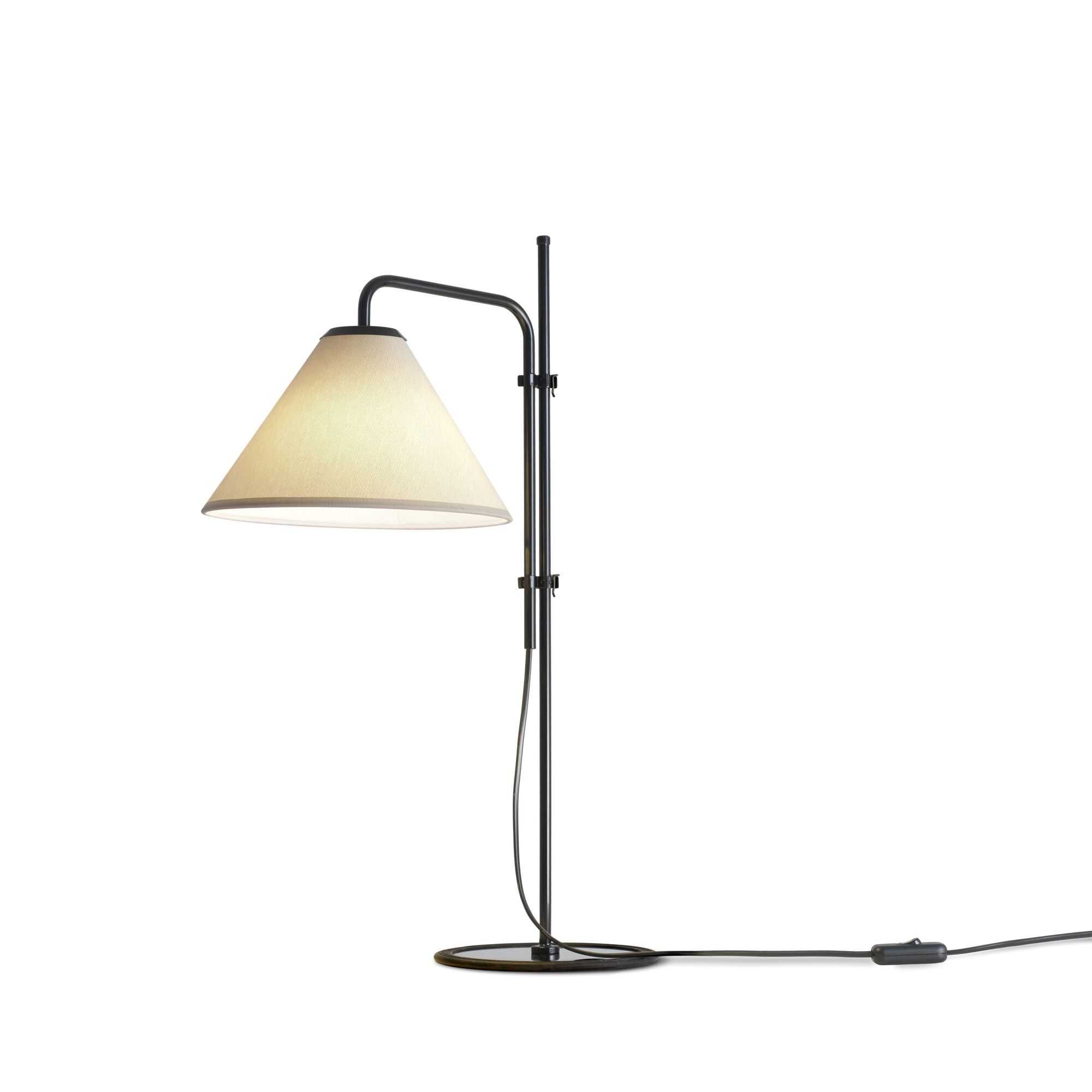 Funiculí Bordlampe Fabric Sort-Sand