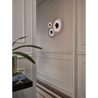 Ginger 42 C Wall Lamp Oak & White