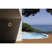 Ginger 42 C Wall Lamp Oak & White