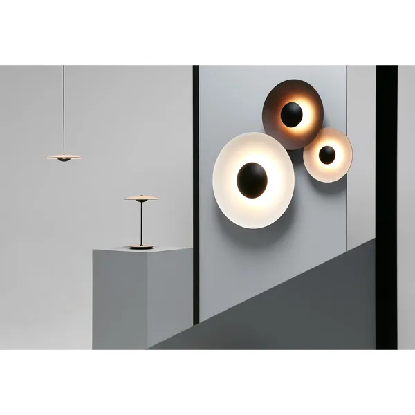 Ginger 42 C Wall Lamp Wenge & White