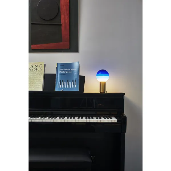 Dipping Light Table Lamp Green Small