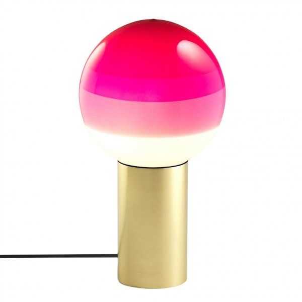 Dipping Light Bordlampe Rosa Stor