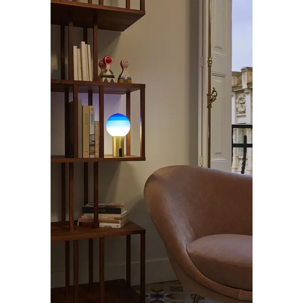 Dipping Light Table Lamp Green Medium