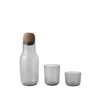 Verre Liège 4 Pcs Gris 6 cm