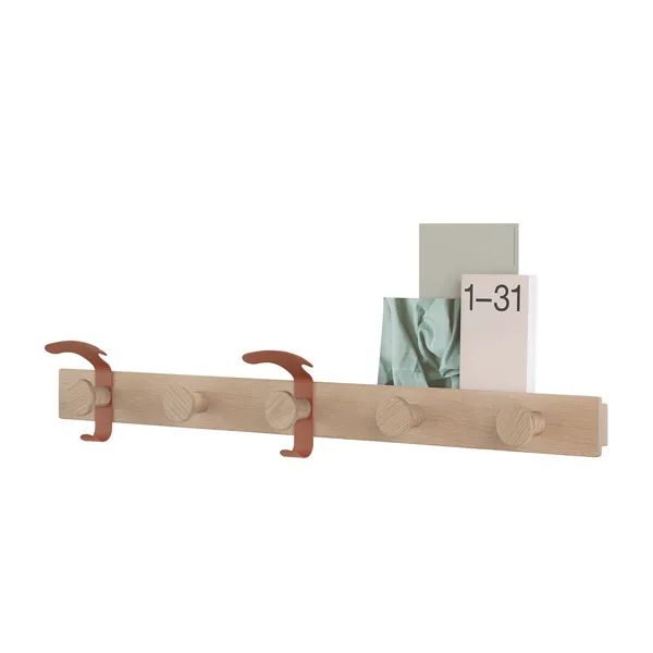 Avail Coat Rack Oak/Copper Brown