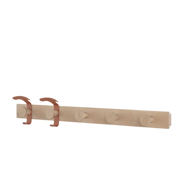 Avail Coat Rack Oak/Copper Brown