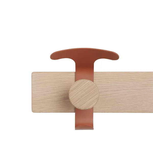 Avail Coat Rack Oak/Copper Brown