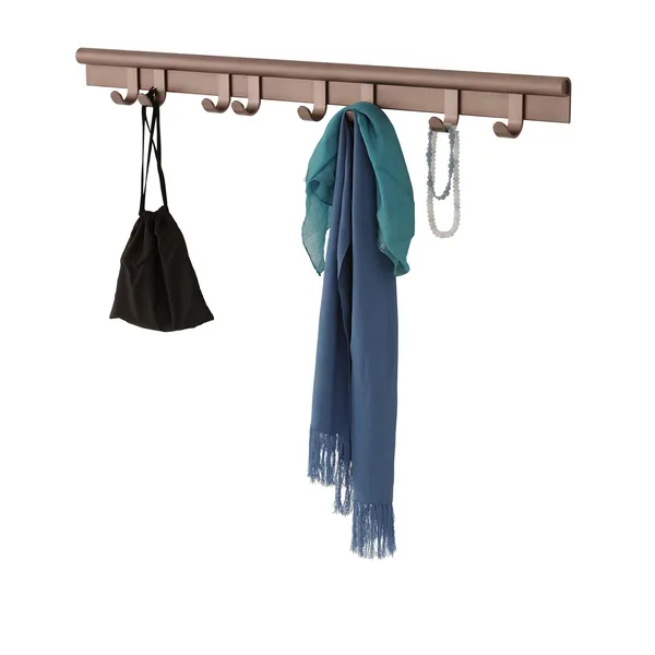 Coil Coat Rack 100 cm Plum