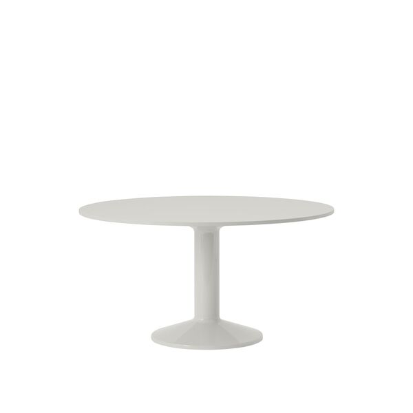 Middelste Eettafel Ø140 Grijs Linoleum