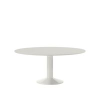 Center Dining Table Ø160 Gray Linoleum