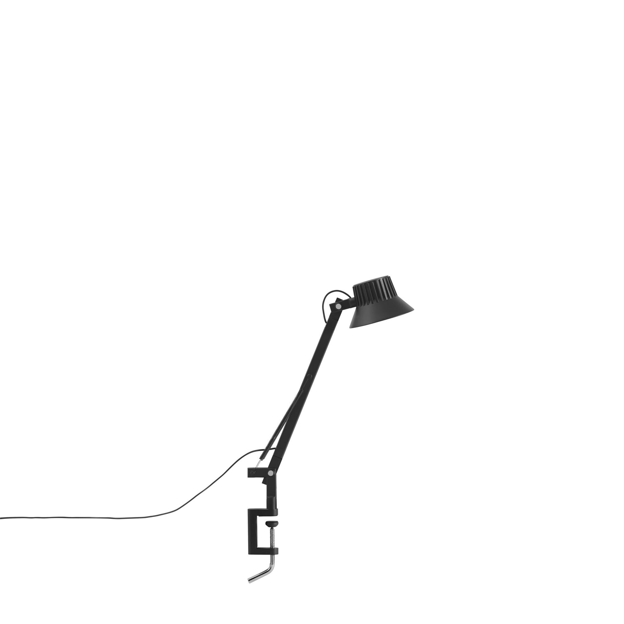 Dedicate S1 Bordslampa Med Kl&auml;mma Svart