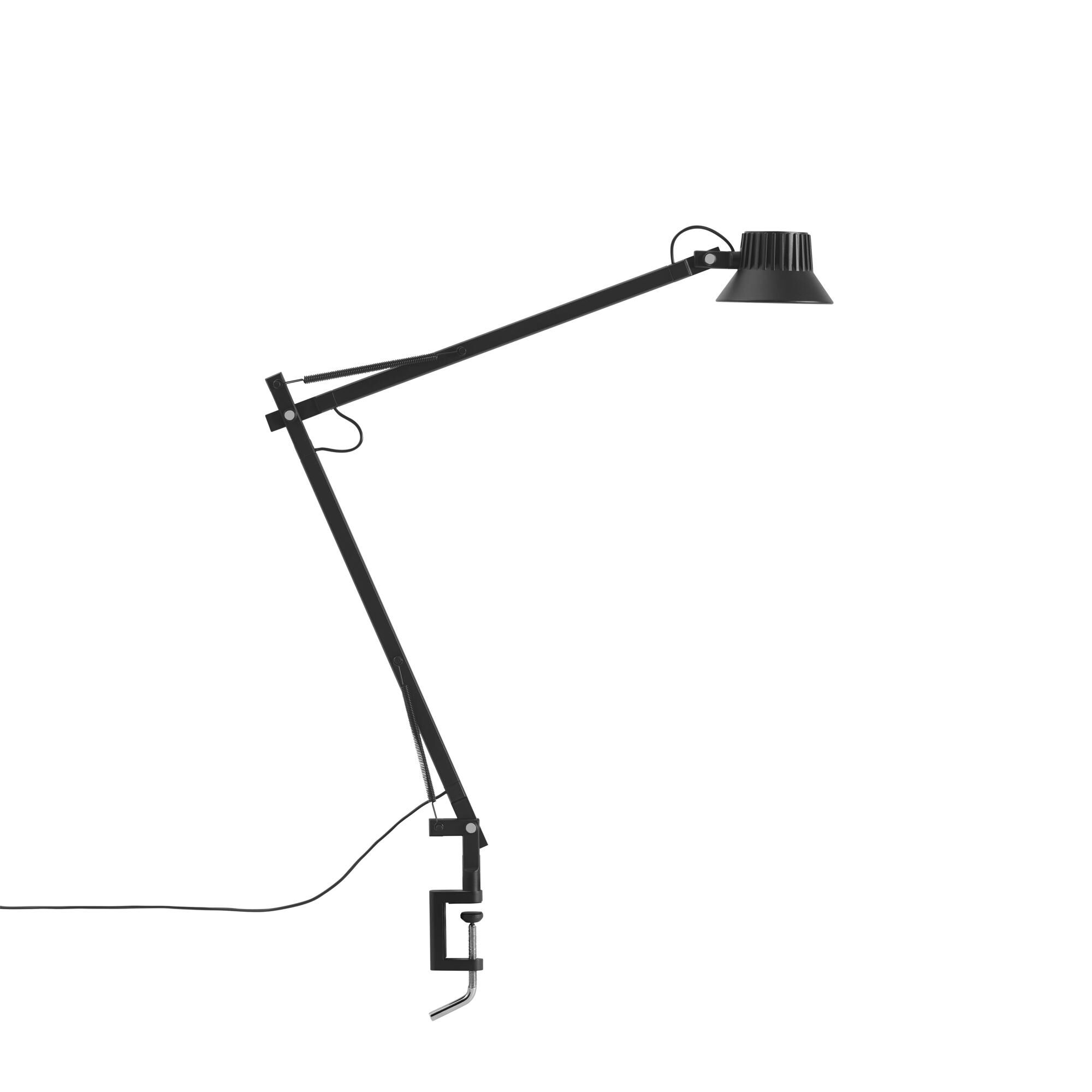 Dedicate L2 Bordslampa Med Kl&auml;mma Svart