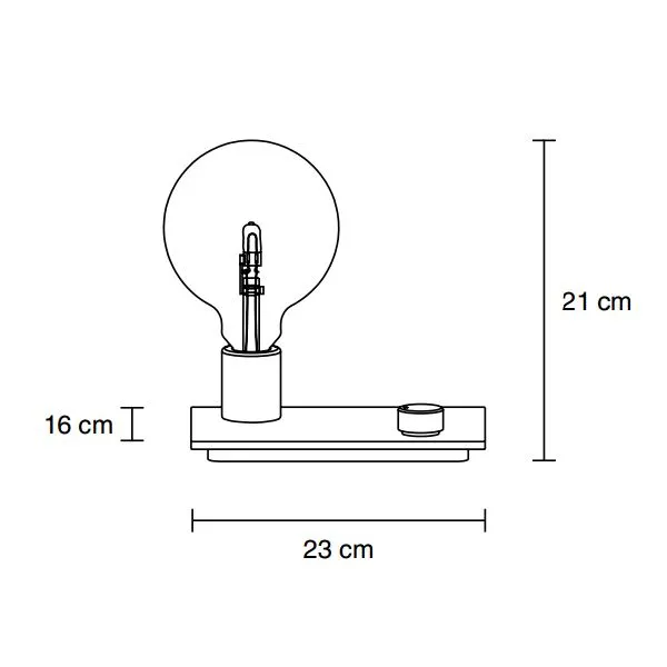 Control Bordlampe Grå