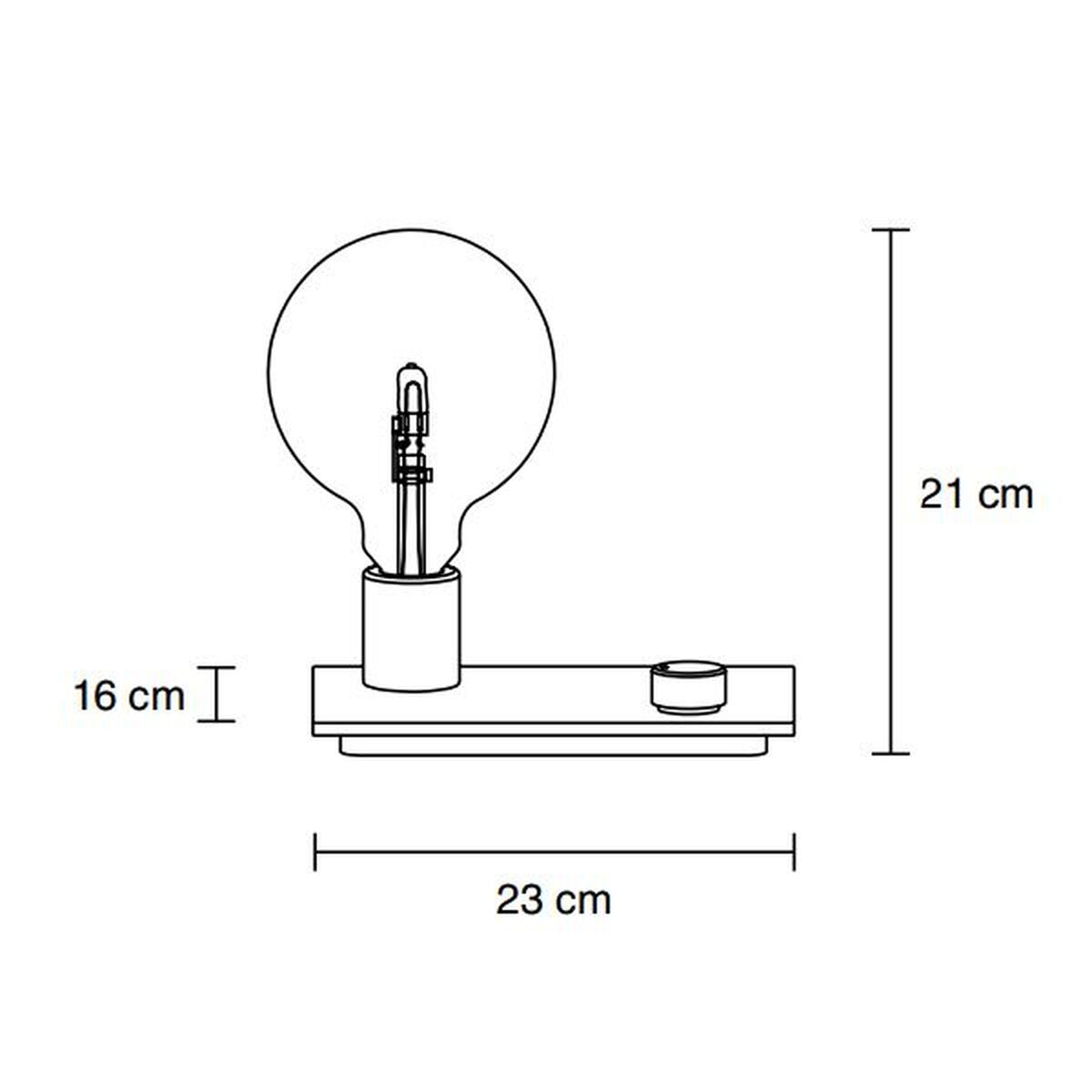 Control Lámpara de Mesa Gris