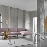 Airy Coffee Table Gray Half Size