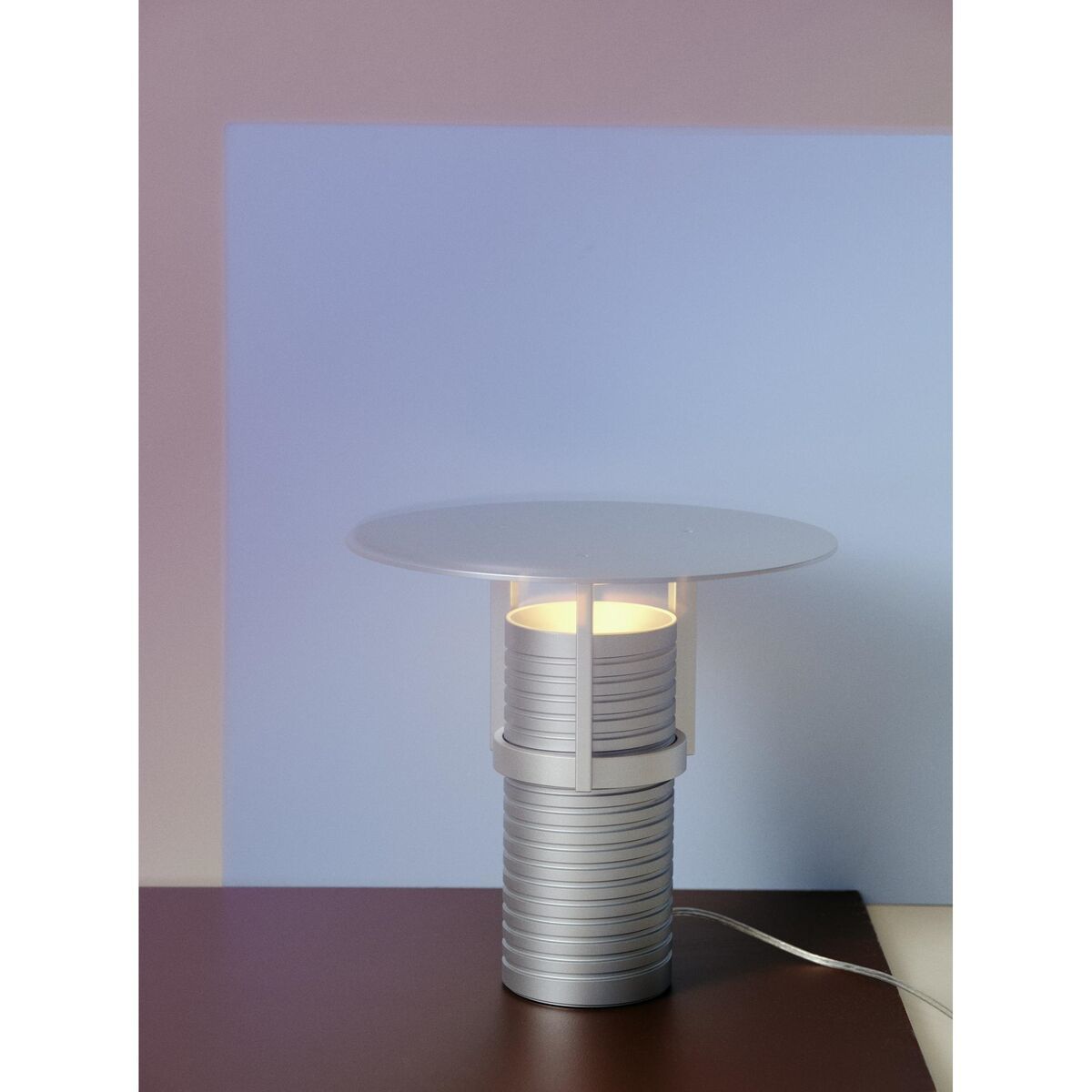 Set Tischlampe Aluminium