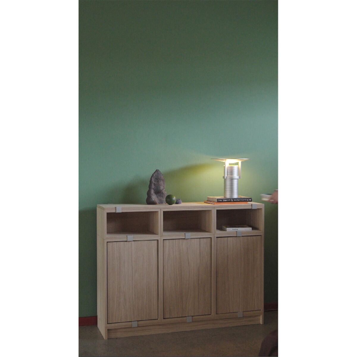 Set Tischlampe Aluminium