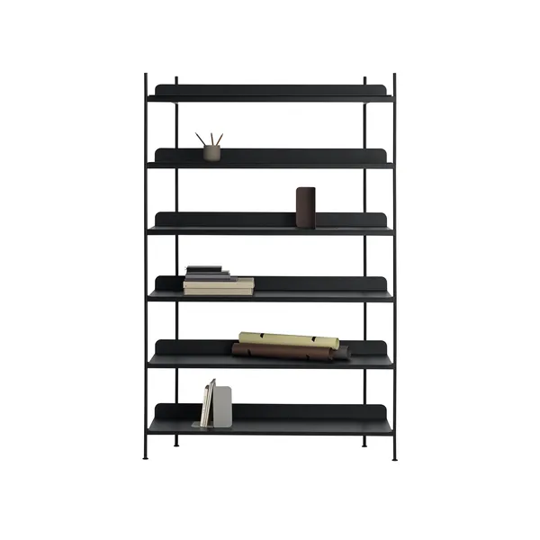 Compile Shelving System 4 Black