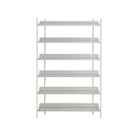 Compile Shelving System 4 Gray