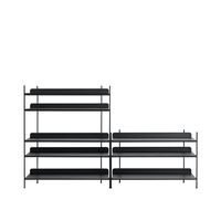 Compile Shelving System 7 Black