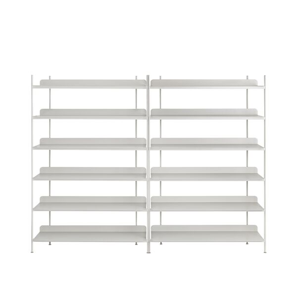 Compile Estantería 8 Gris