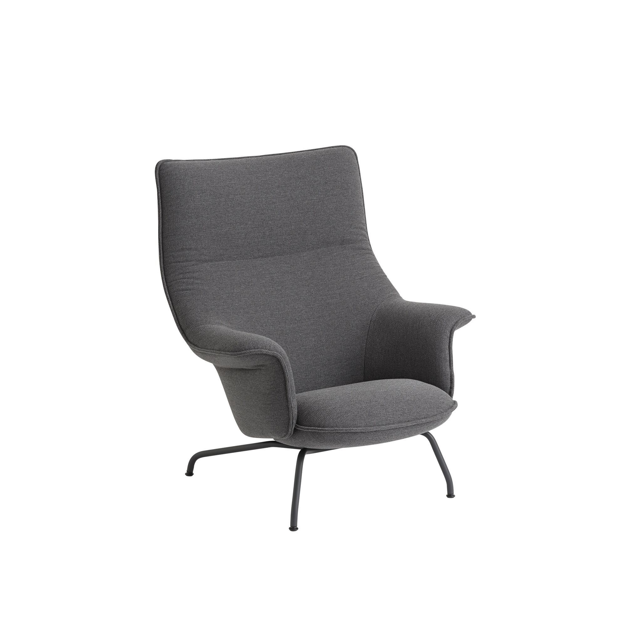 Doze Fauteuil Rembourré Ocean 80/Noir Anthracite