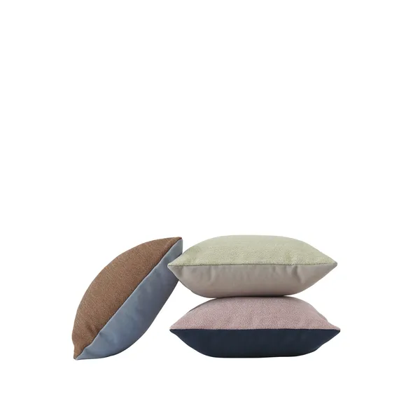 Mingle Cushion 35x55 Rose/Petroleum