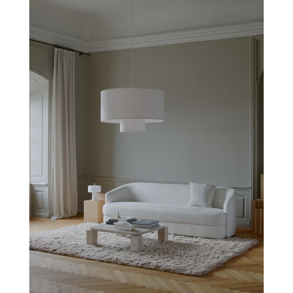 Lampada Portatile Margin Bianco