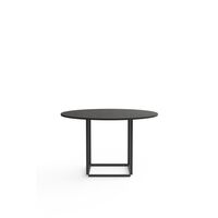 Florence Dining Table Ø120 Black with Black Frame