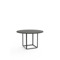 Florence Dining Table Ø120 Black with Black Frame