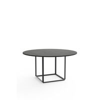 Florence Dining Table Ø145 Black with Black Frame