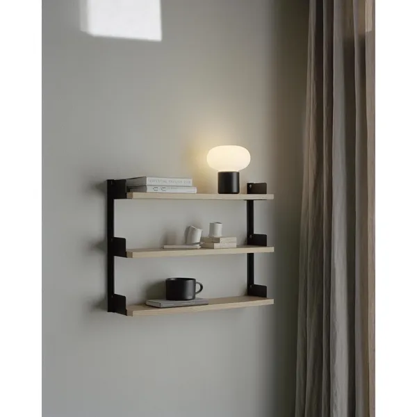 Tea Shelf Oak/ Black