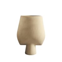 Sphere Grand Vase Carré Sable